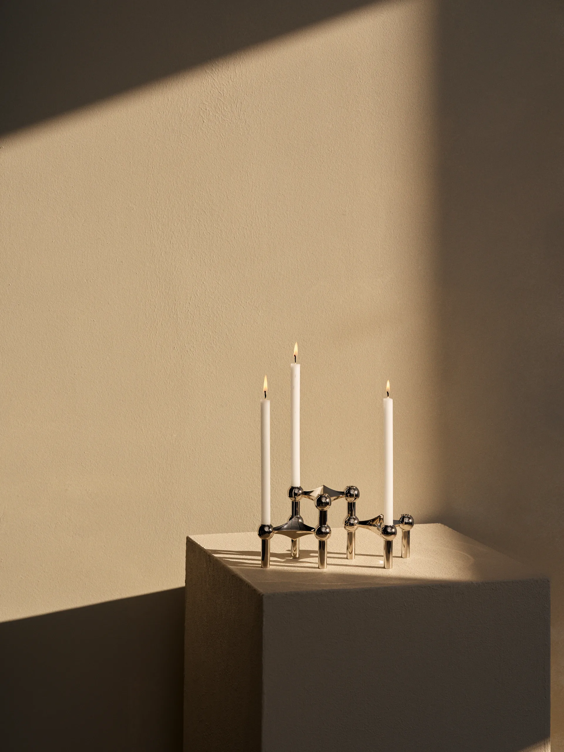 Nagel Kerzen 12er-Pack, Weiß STOFF Nagel