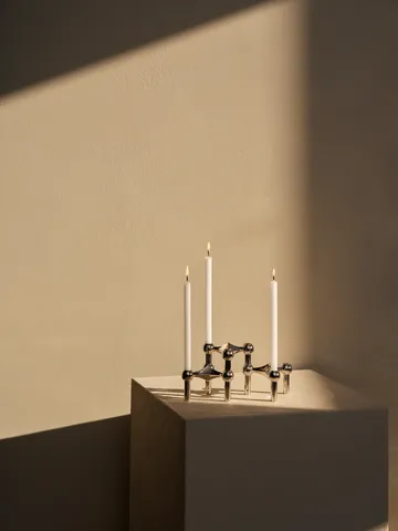 Nagel Kerzen 12er-Pack - Weiß - STOFF Nagel