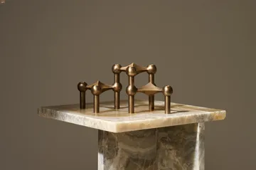 Nagel Kerzenhalter - Bronzed brass - STOFF Nagel
