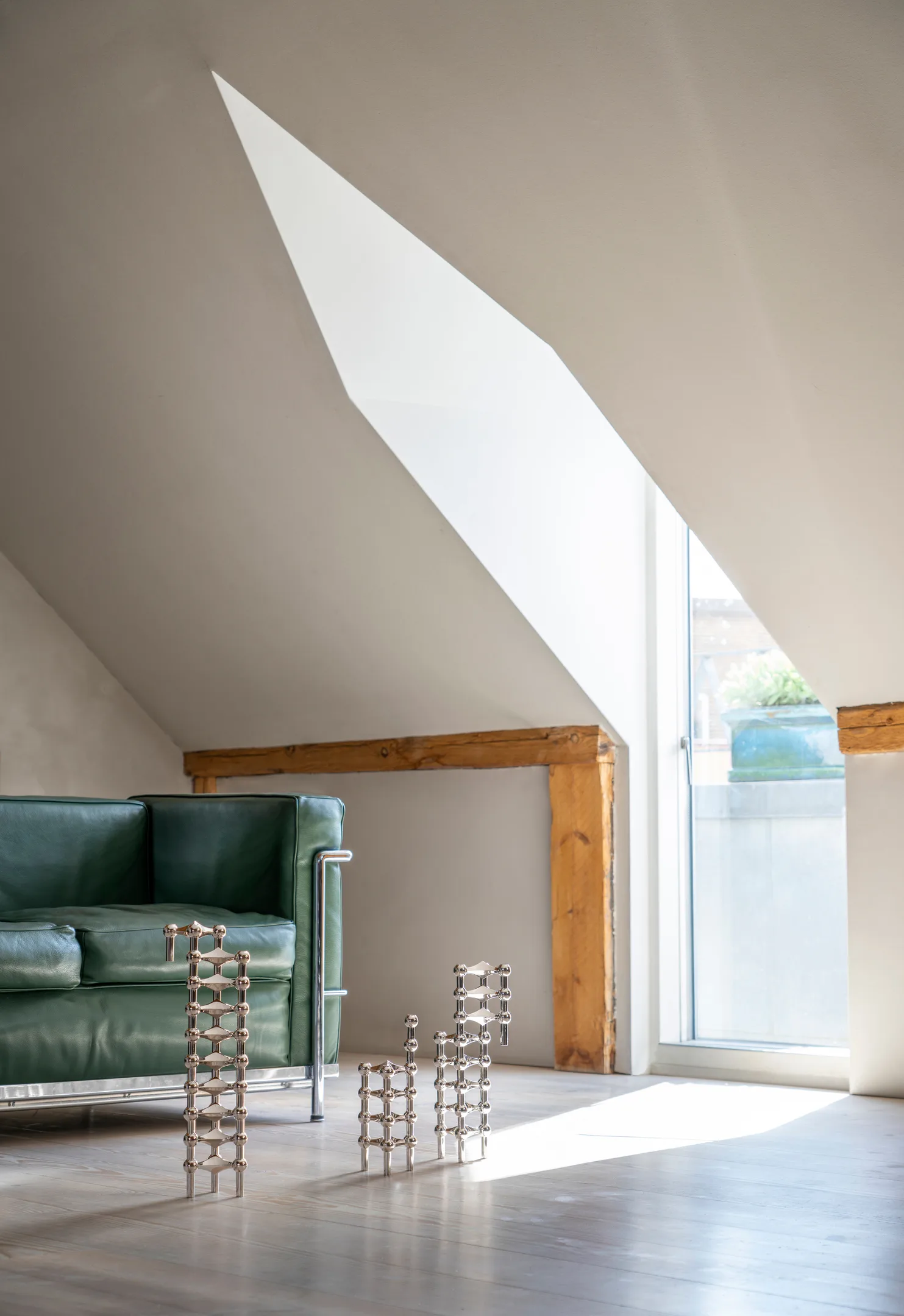 Nagel Kerzenhalter, Chrome STOFF Nagel