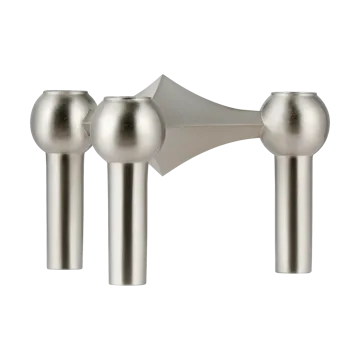 Nagel Kerzenhalter - Gebürstetes Chrom - STOFF Nagel