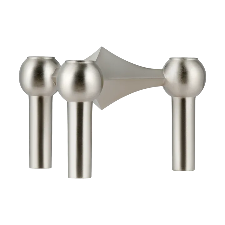 Nagel Kerzenhalter - Gebürstetes Chrom - STOFF Nagel