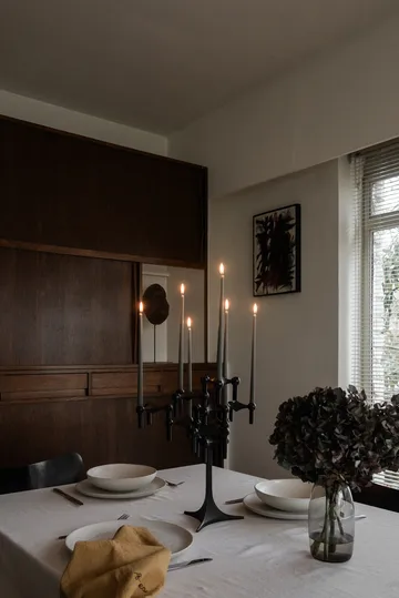 Nagel Kerzenhalter - Matt schwarz - STOFF Nagel