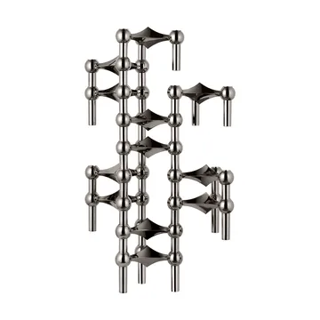 Nagel Kerzenhalter - Schwarzes Chrom - STOFF Nagel