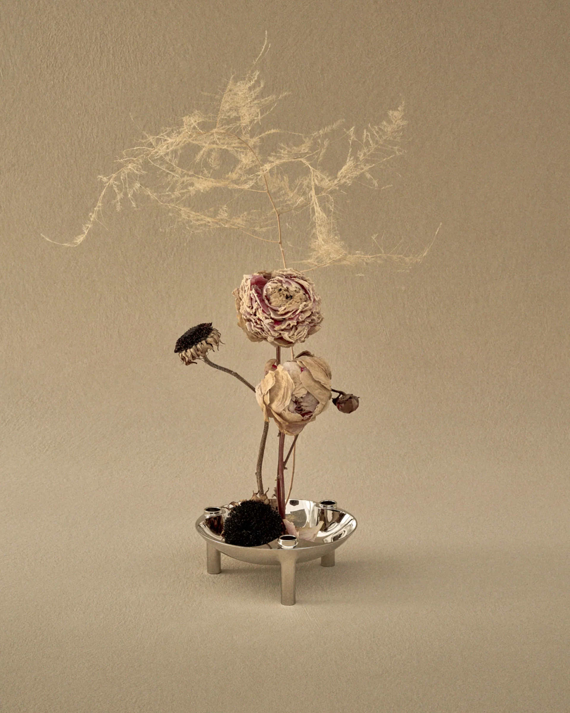 Nagel Schale, Chrom STOFF Nagel