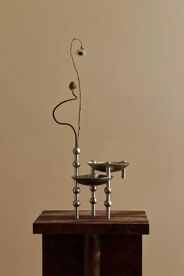 Nagel Schale - Gebürstetes Chrom - STOFF Nagel