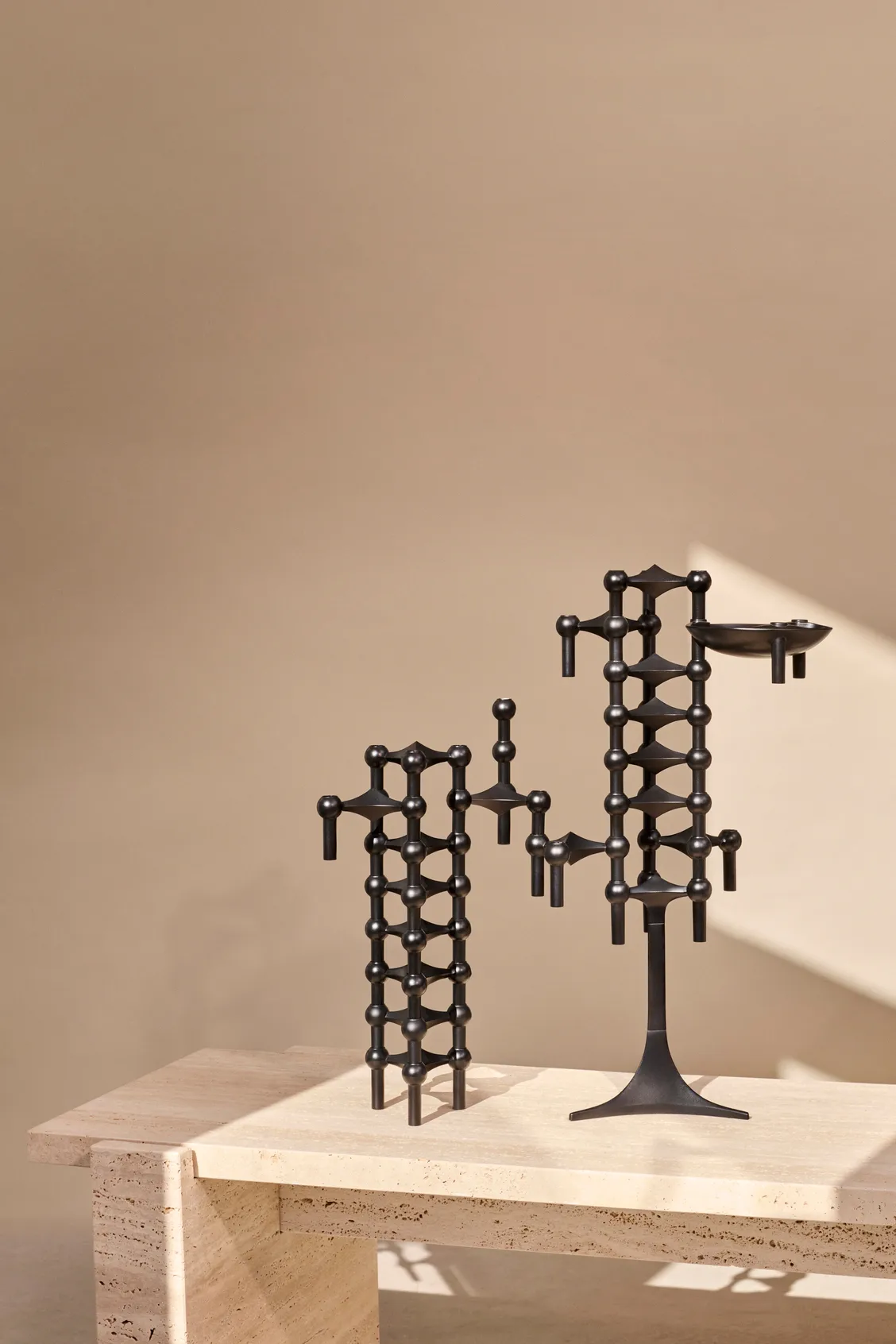 Nagel Schale, Schwarz STOFF Nagel