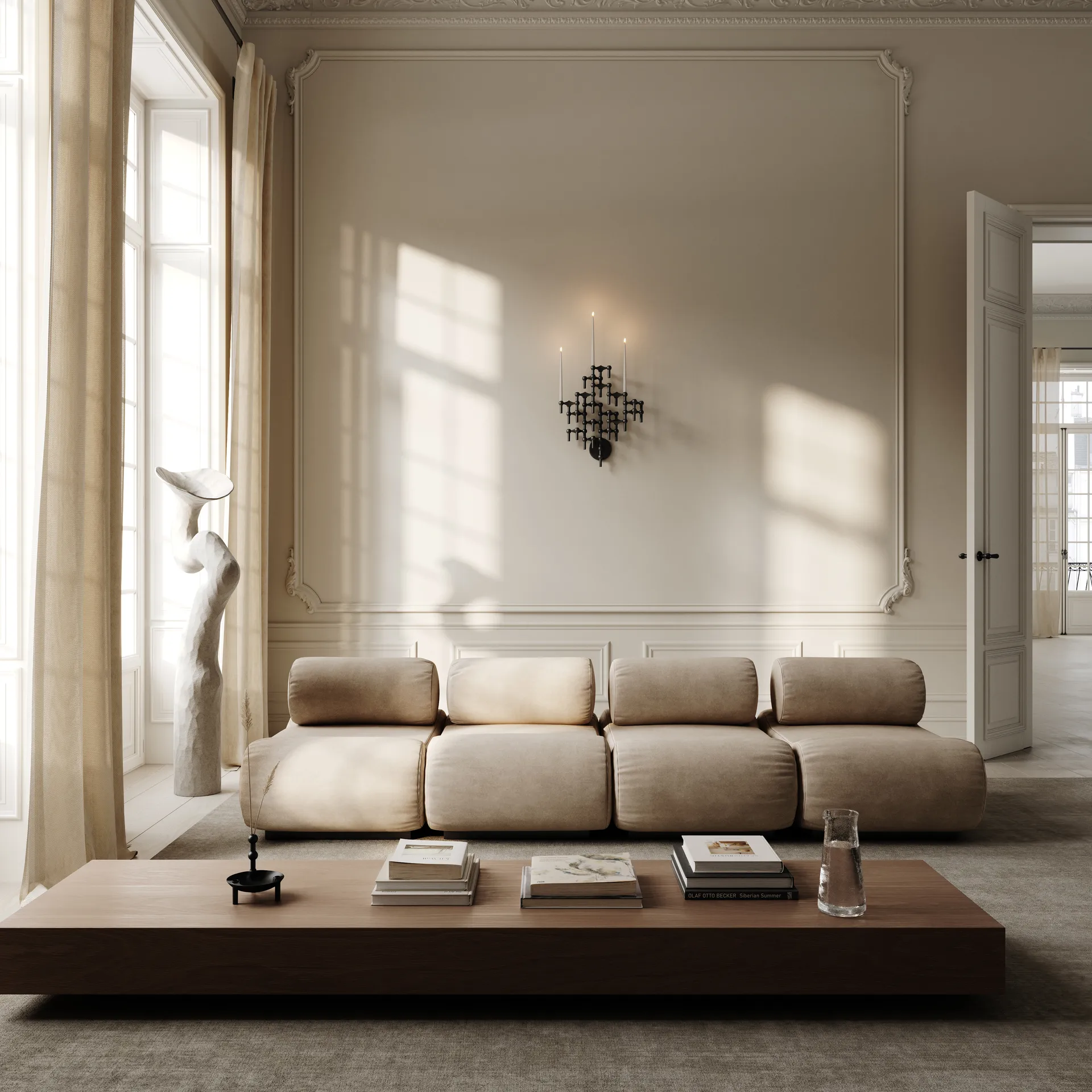 Nagel Schale, Schwarz STOFF