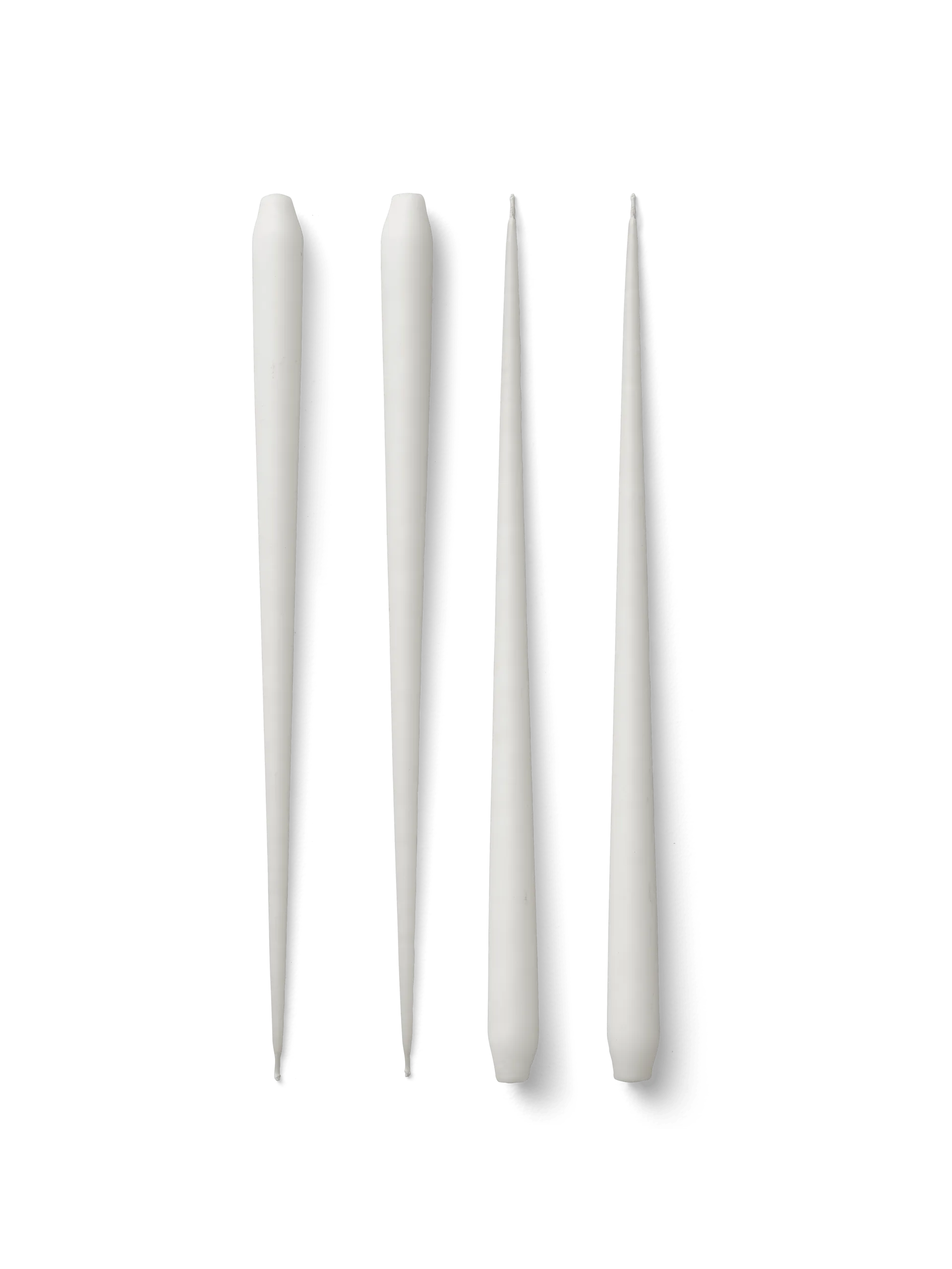 STOFF Nagel Antikkerzen by ester & erik large 4er-Pack, White STOFF Nagel