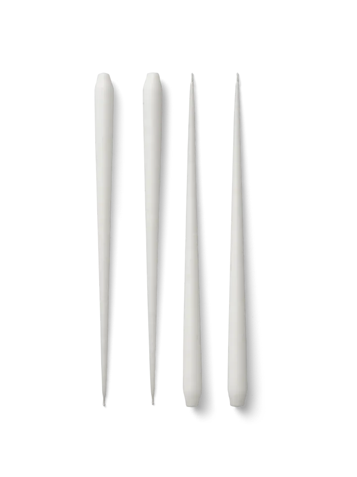 STOFF Nagel Antikkerzen by ester & erik large 4er-Pack - White - STOFF Nagel