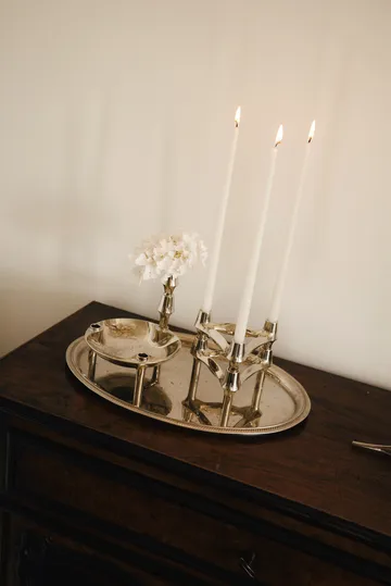 STOFF Nagel BMF Kerzenhalter - Chrom - STOFF Nagel