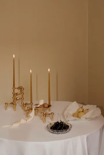 STOFF Nagel kegelförmige Kerzen von ester & erik 6er-Pack - Amber - STOFF Nagel