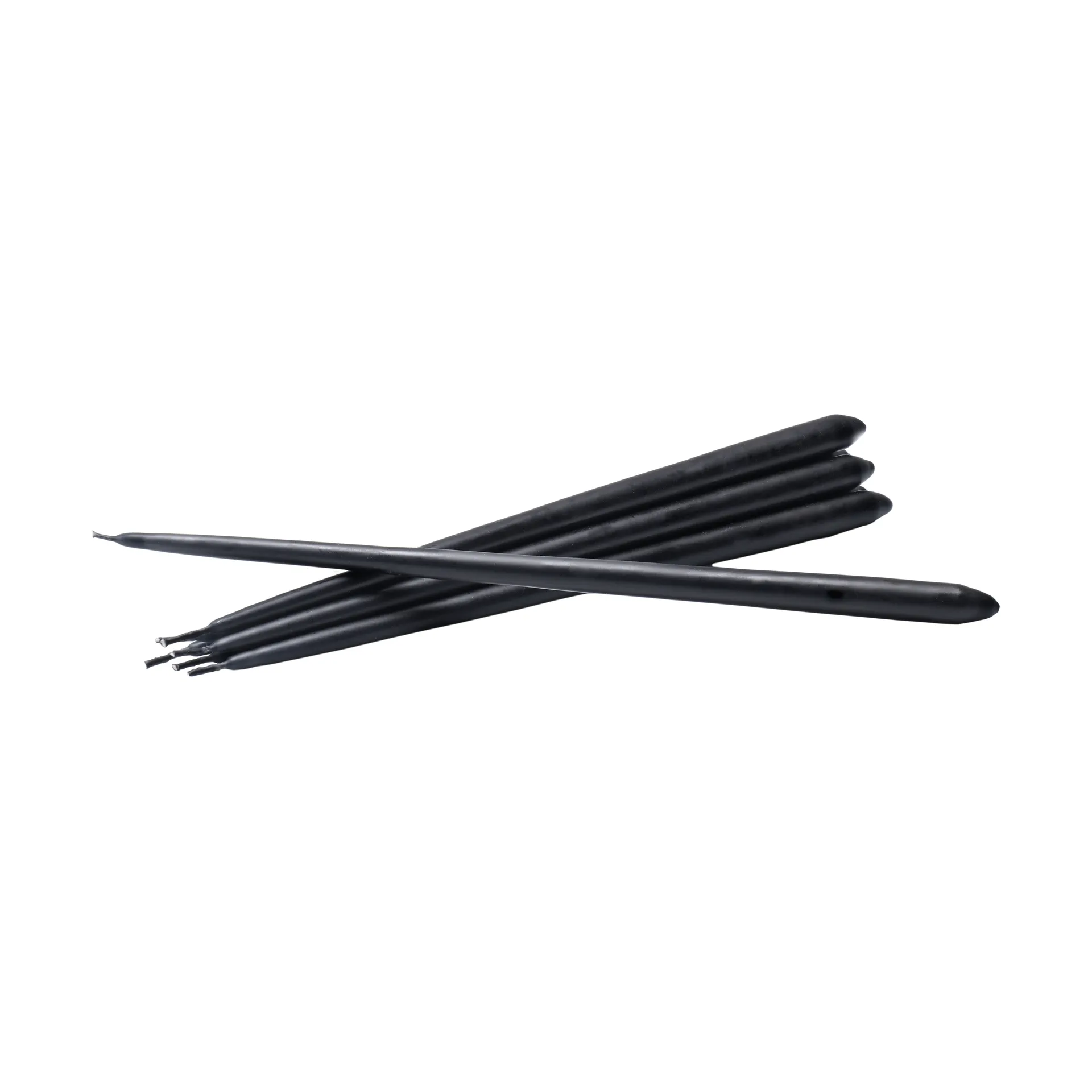 STOFF Nagel kegelförmige Kerzen von ester & erik 6er-Pack, Black STOFF Nagel