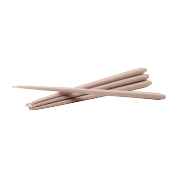 STOFF Nagel kegelförmige Kerzen von ester & erik 6er-Pack - Latte - STOFF Nagel