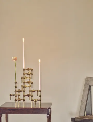 STOFF Nagel kegelförmige Kerzen von ester & erik 6er-Pack - Mellow pink - STOFF Nagel