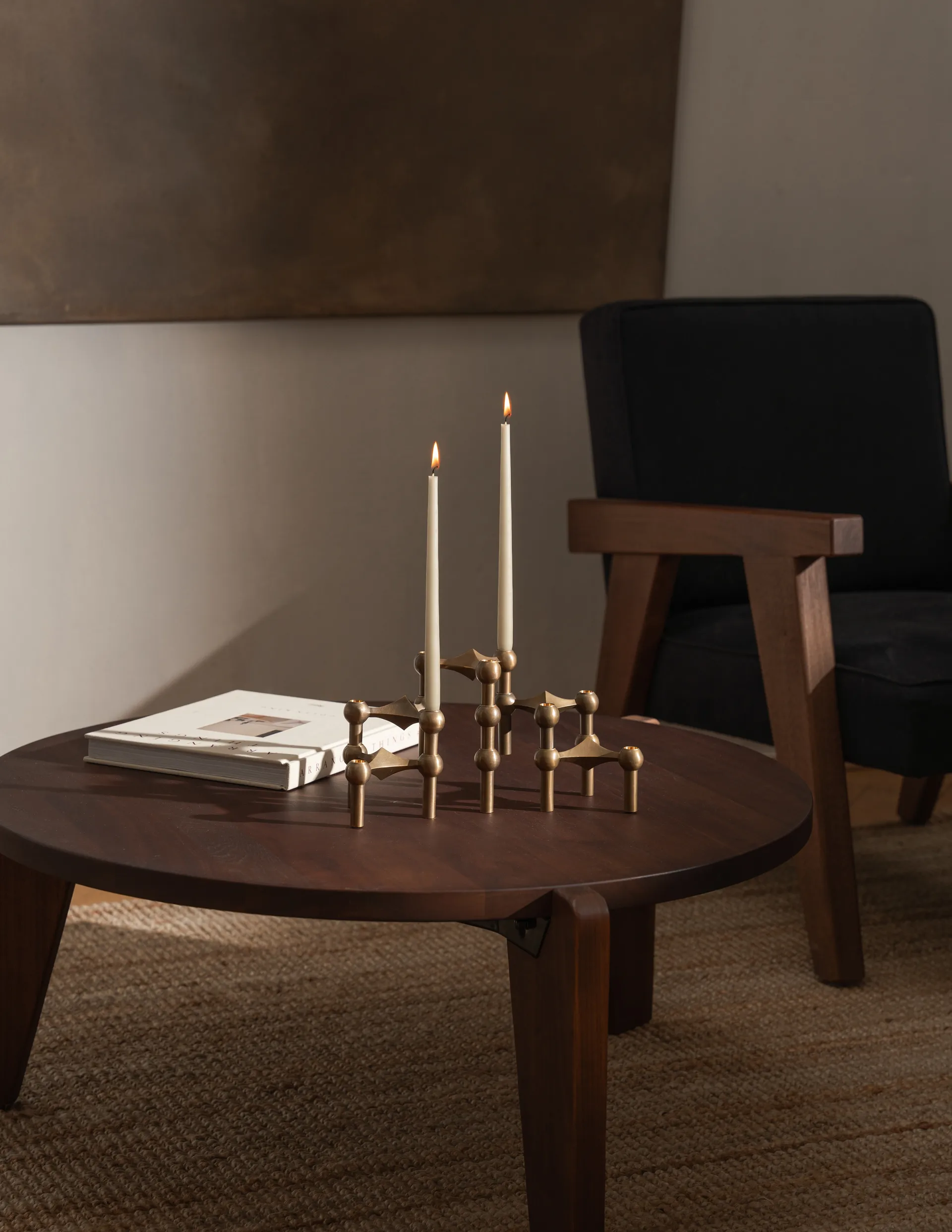 STOFF Nagel kegelförmige Kerzen von ester & erik 6er-Pack, Off-white STOFF Nagel