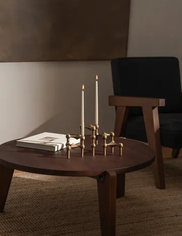 STOFF Nagel kegelförmige Kerzen von ester & erik 6er-Pack - Off-white - STOFF Nagel