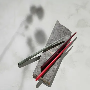 STOFF Nagel kegelförmige Kerzen von ester & erik 6er-Pack - Red - STOFF Nagel