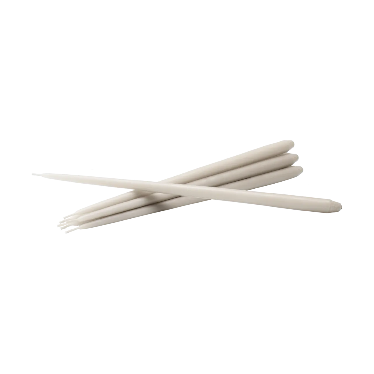 STOFF Nagel kegelförmige Kerzen von ester & erik 6er-Pack, Sand STOFF Nagel