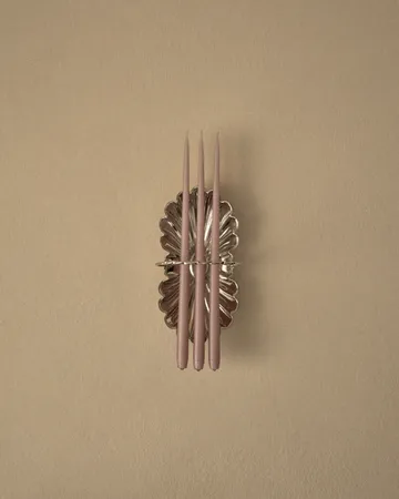 STOFF Nagel kegelförmige Kerzen von ester & erik 6er-Pack - Soft rose - STOFF Nagel