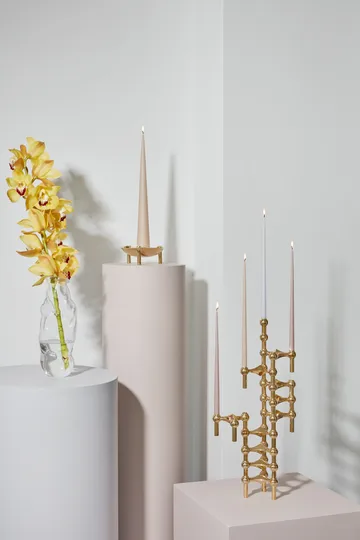 STOFF Nagel kegelförmige Kerzen von ester & erik 6er-Pack - Soft rose - STOFF Nagel