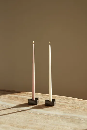 STOFF Nagel kegelförmige Kerzen von ester & erik 6er-Pack - Soft rose - STOFF Nagel