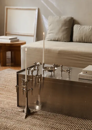 STOFF Nagel Kerzenhalter 3er-Pack - Chrom - STOFF Nagel