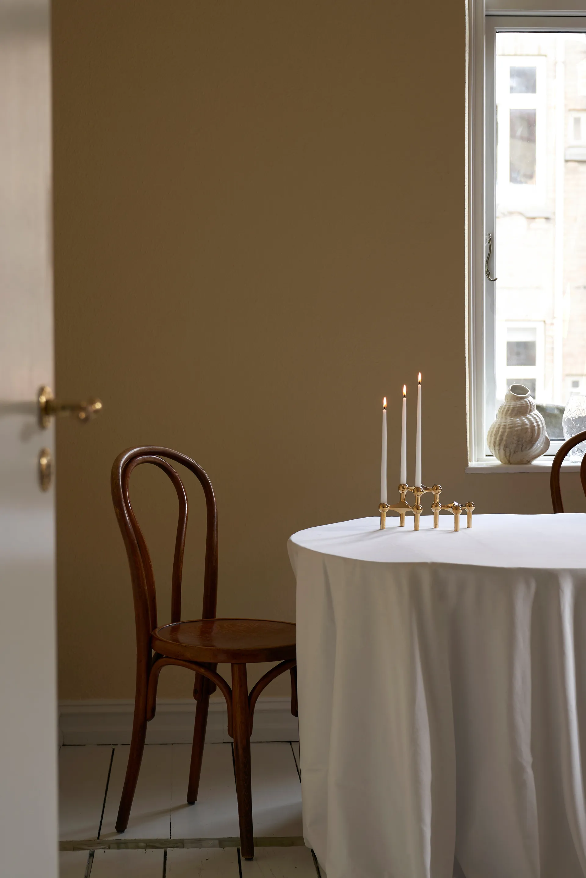 STOFF Nagel Kerzenhalter 3er-Pack, Messing STOFF Nagel