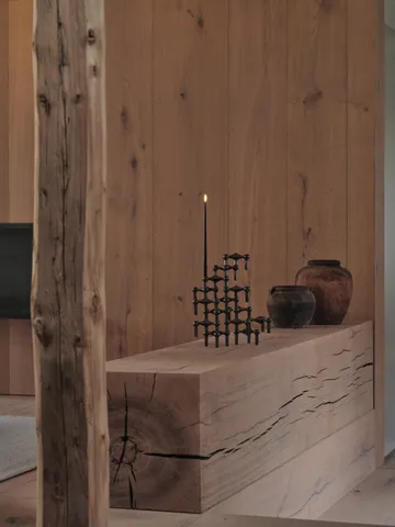 STOFF Nagel Kerzenhalter 3er-Pack - Schwarz-Chrom - STOFF Nagel