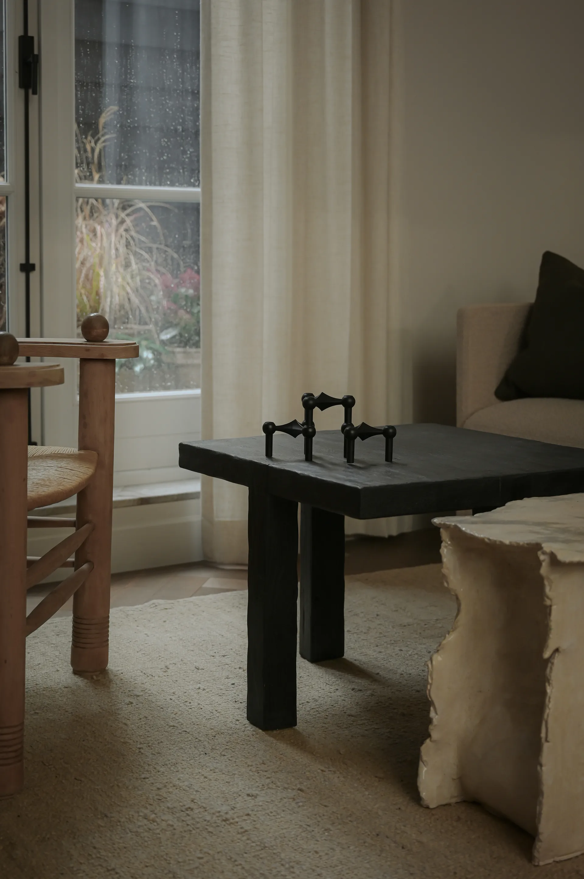 STOFF Nagel Kerzenhalter 3er-Pack, Schwarz STOFF Nagel