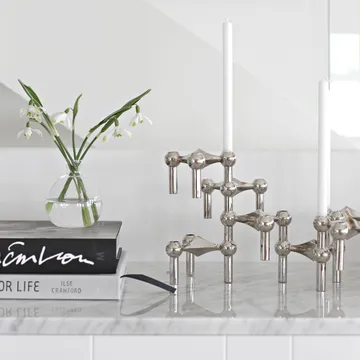 STOFF Nagel Kerzenhalter 6er-Pack - Chrom - STOFF Nagel