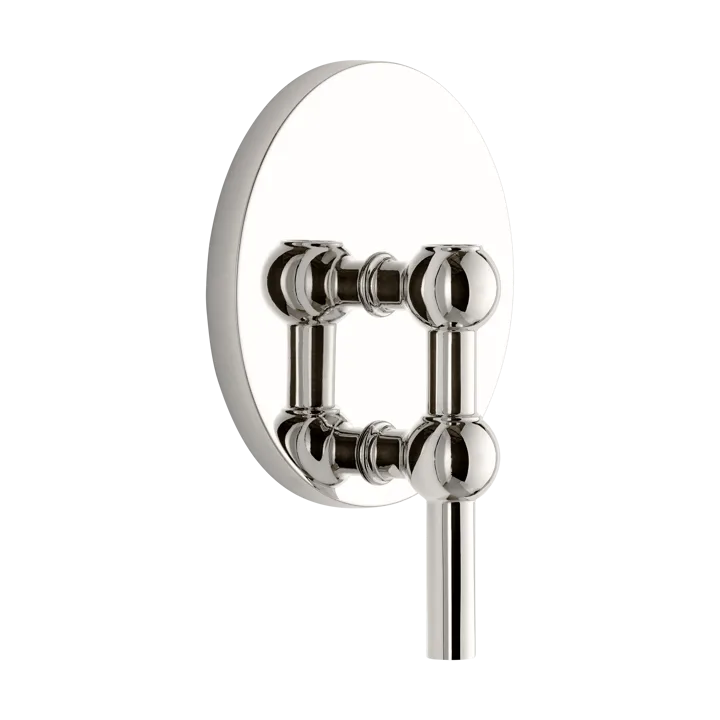 STOFF Nagel Kerzenhalter Wand - Chrome - STOFF Nagel