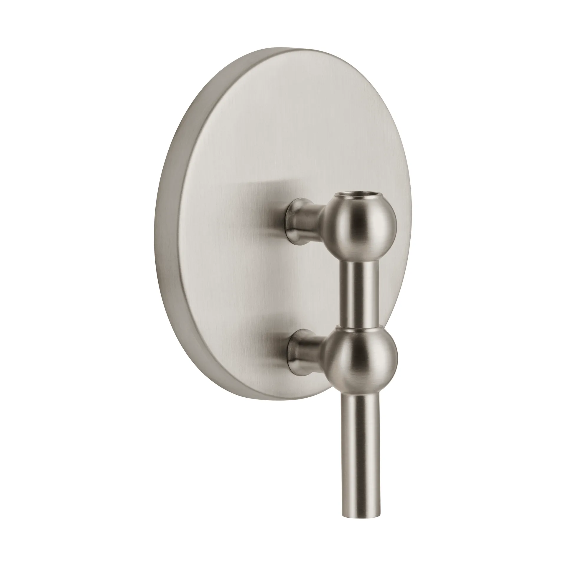 STOFF Nagel Kerzenhalter Wand, Gebürstetes Chrom STOFF Nagel