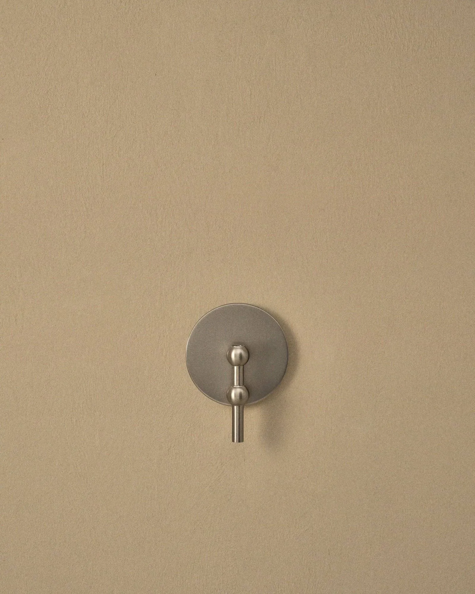STOFF Nagel Kerzenhalter Wand, Gebürstetes Chrom STOFF Nagel