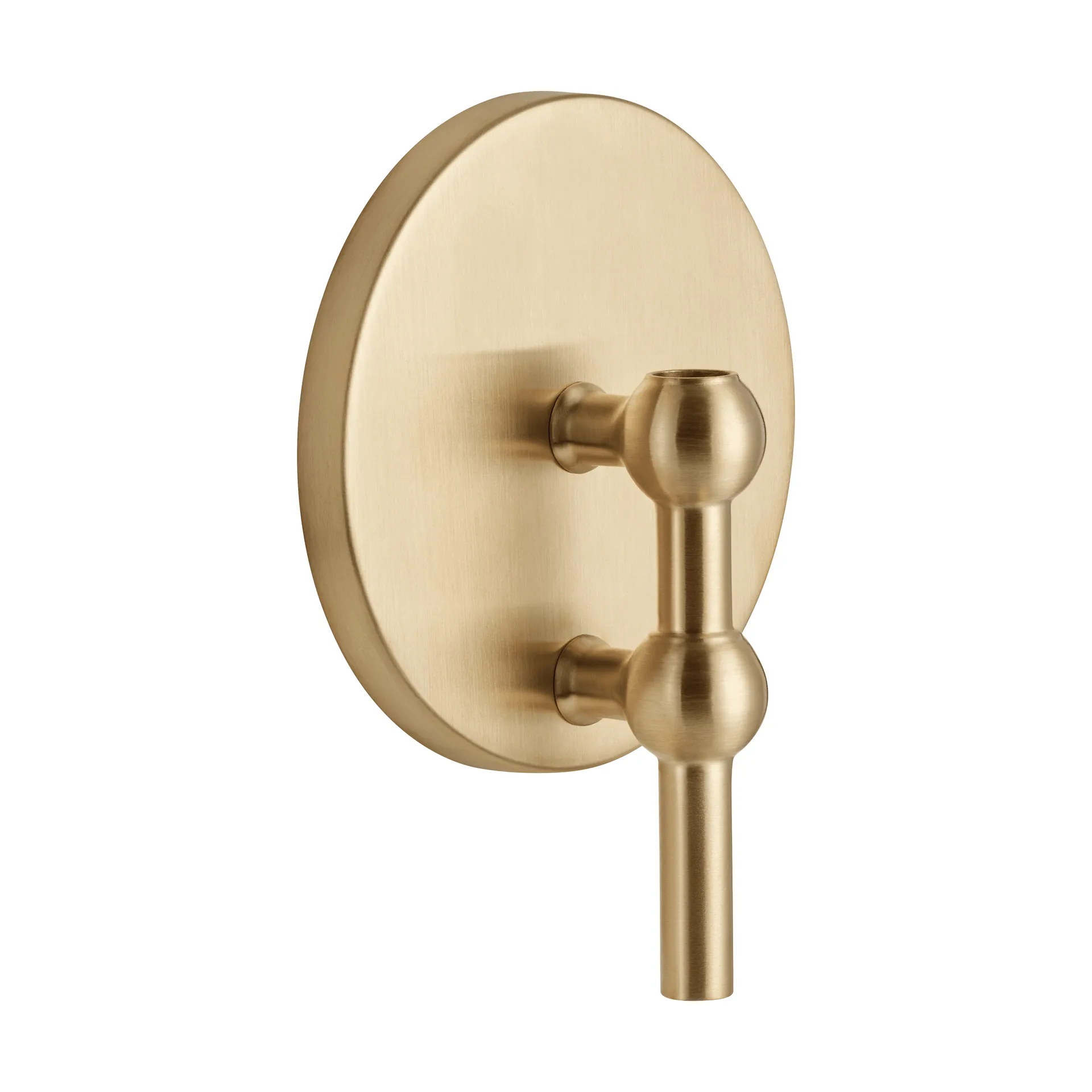 STOFF Nagel Kerzenhalter Wand, Gebürstetes Messing STOFF Nagel