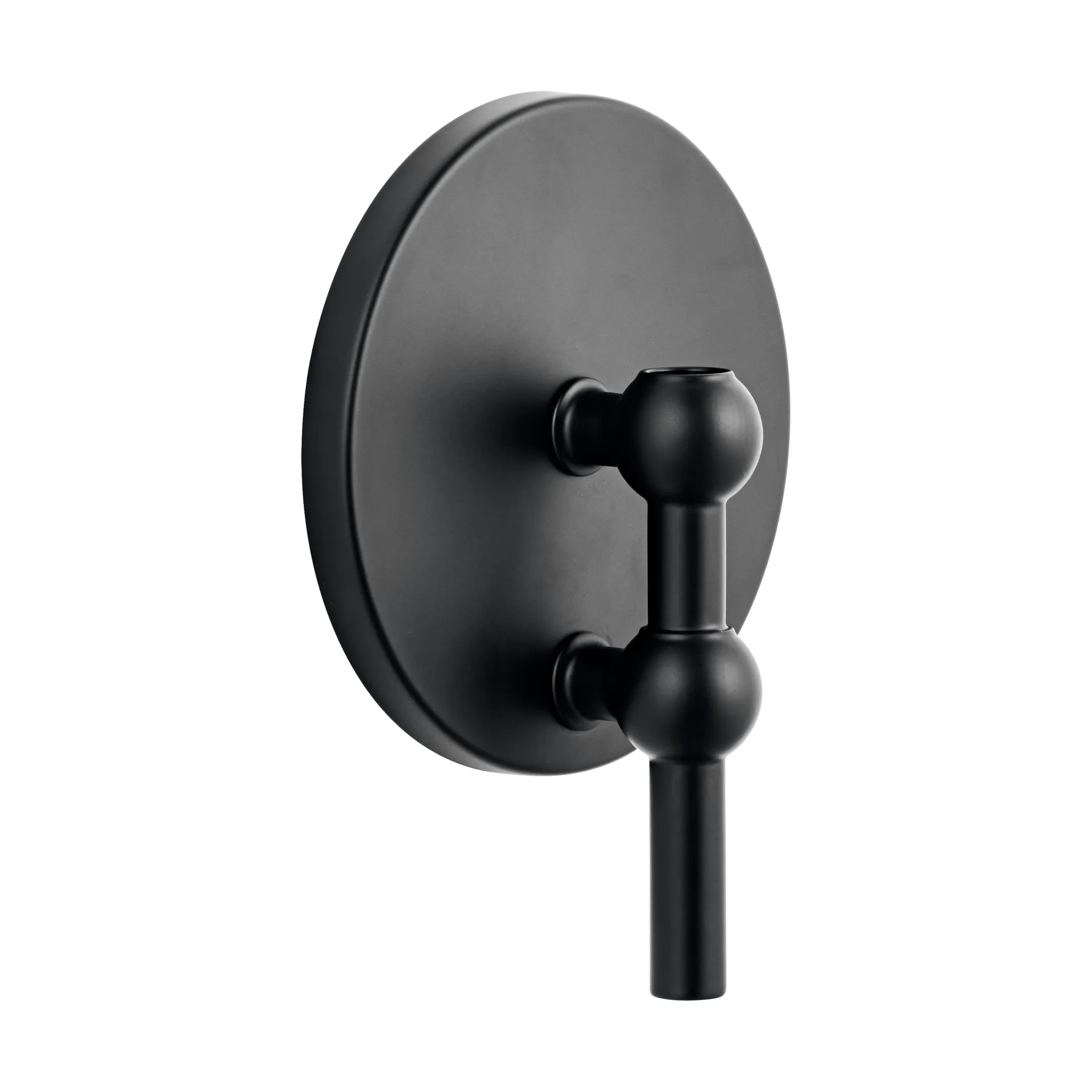 STOFF Nagel Kerzenhalter Wand, Mattschwarz STOFF Nagel