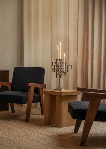 STOFF Nagel Kerzenständer - Chrom - STOFF Nagel