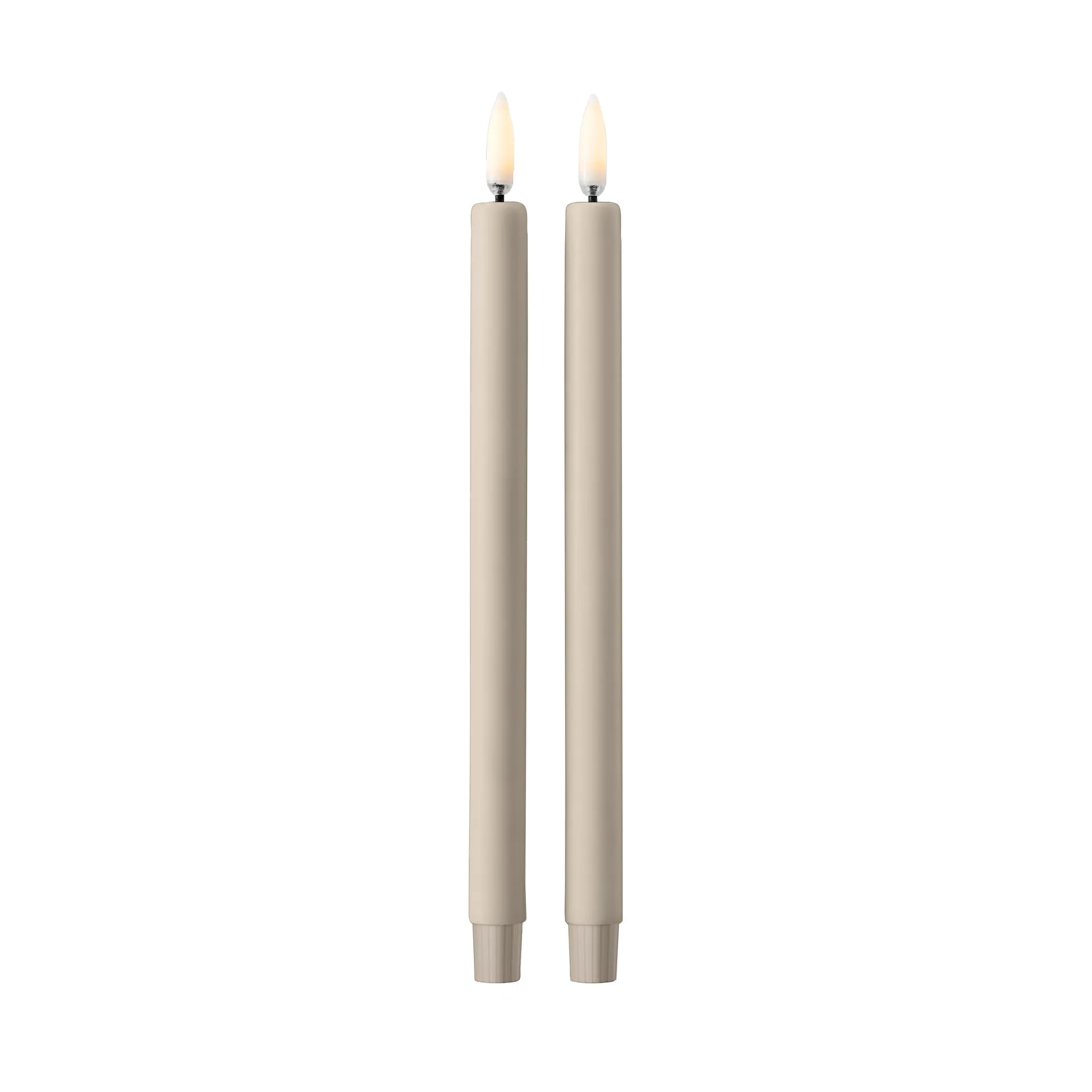 STOFF Nagel LED-Kerze by Uyuni Lighting 2er Pack, Sand STOFF Nagel