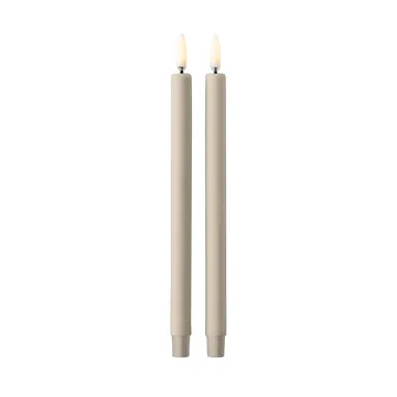STOFF Nagel LED-Kerze by Uyuni Lighting 2er Pack - Sand - STOFF Nagel