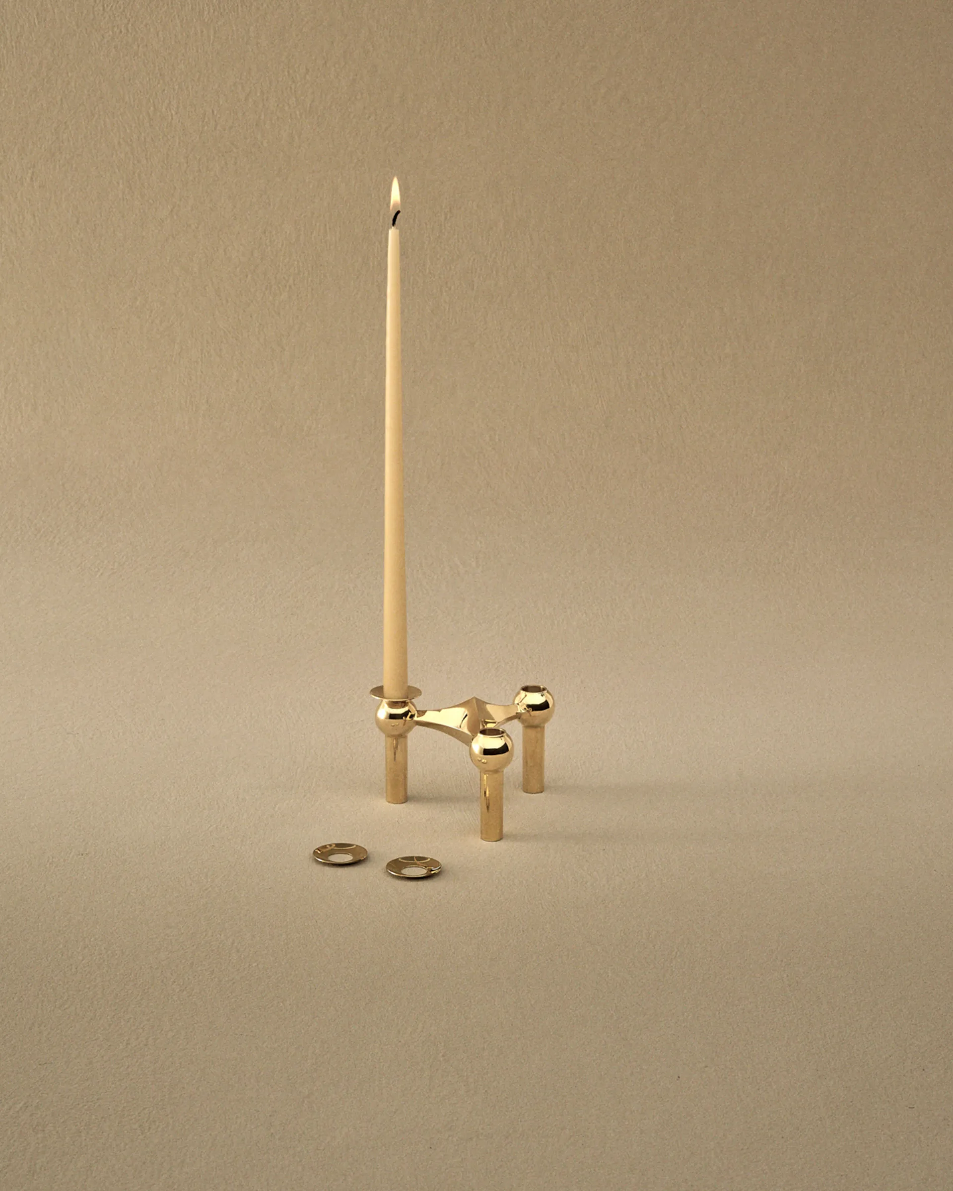 STOFF Nagel Lichtmanschette 3er-Pack, Massives Messing STOFF Nagel