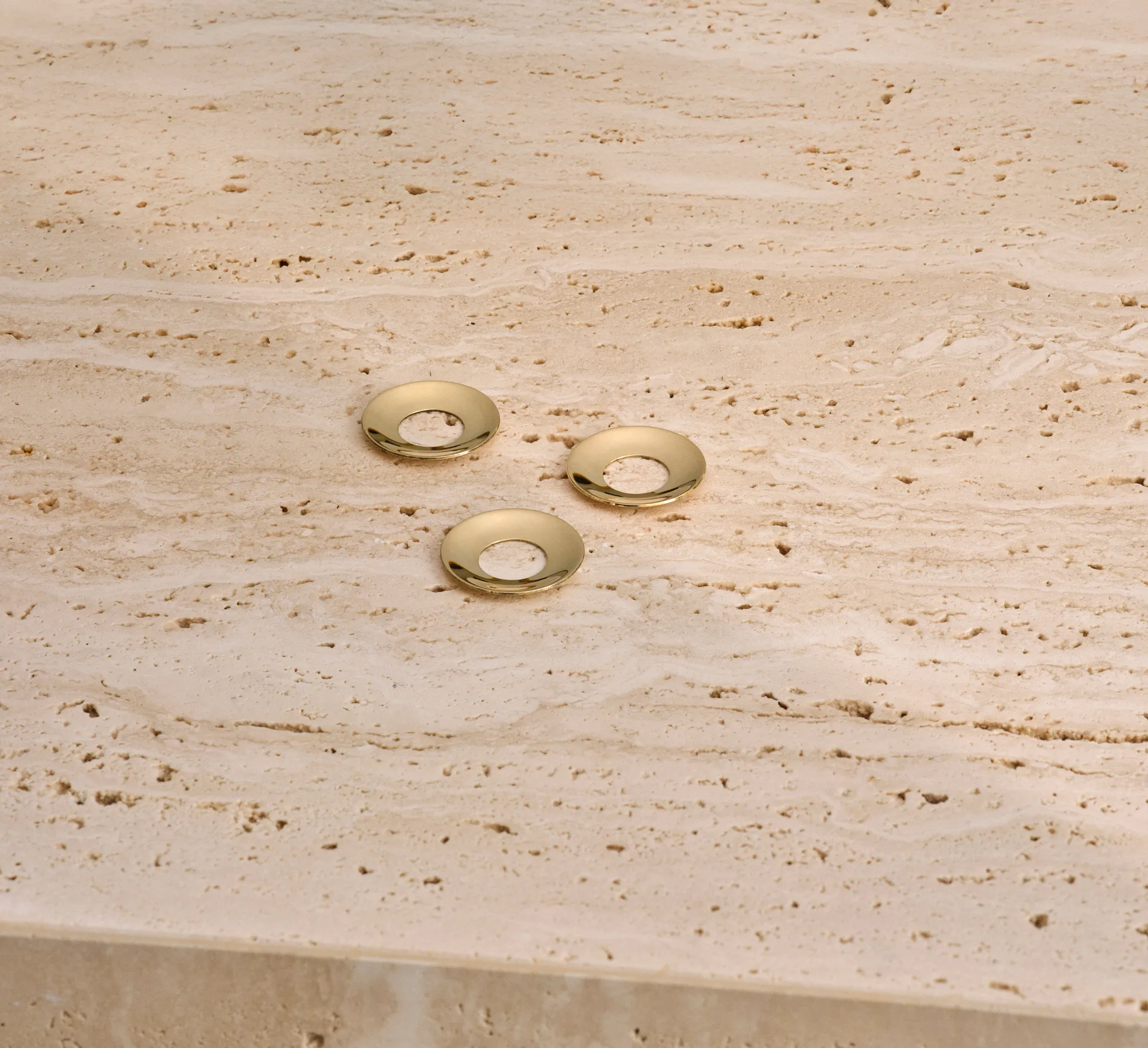 STOFF Nagel Lichtmanschette 3er-Pack, Massives Messing STOFF Nagel