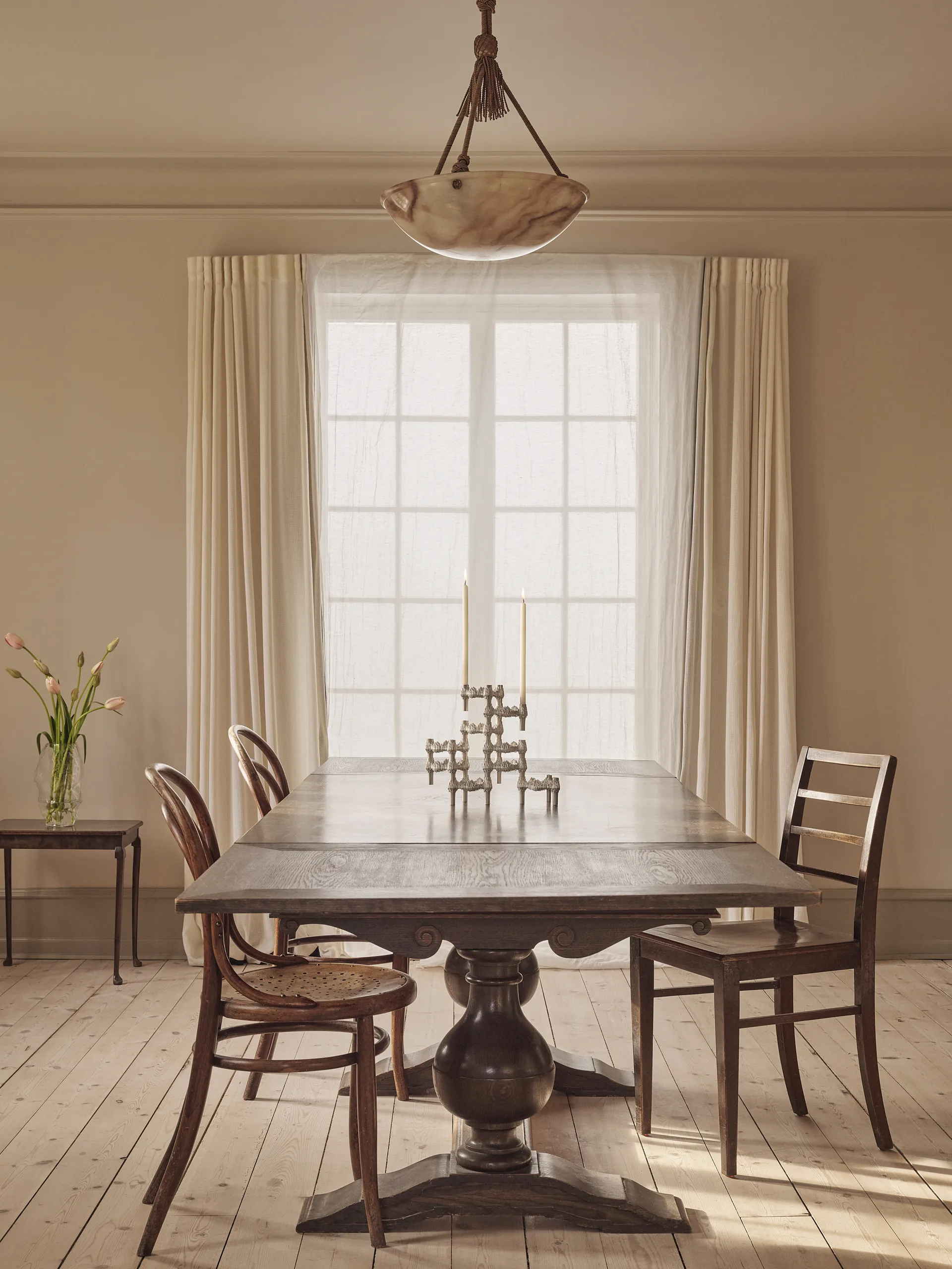 STOFF Nagel Quist Kerzenhalter 3er-Pack, Gebürstetes Chrom STOFF Nagel