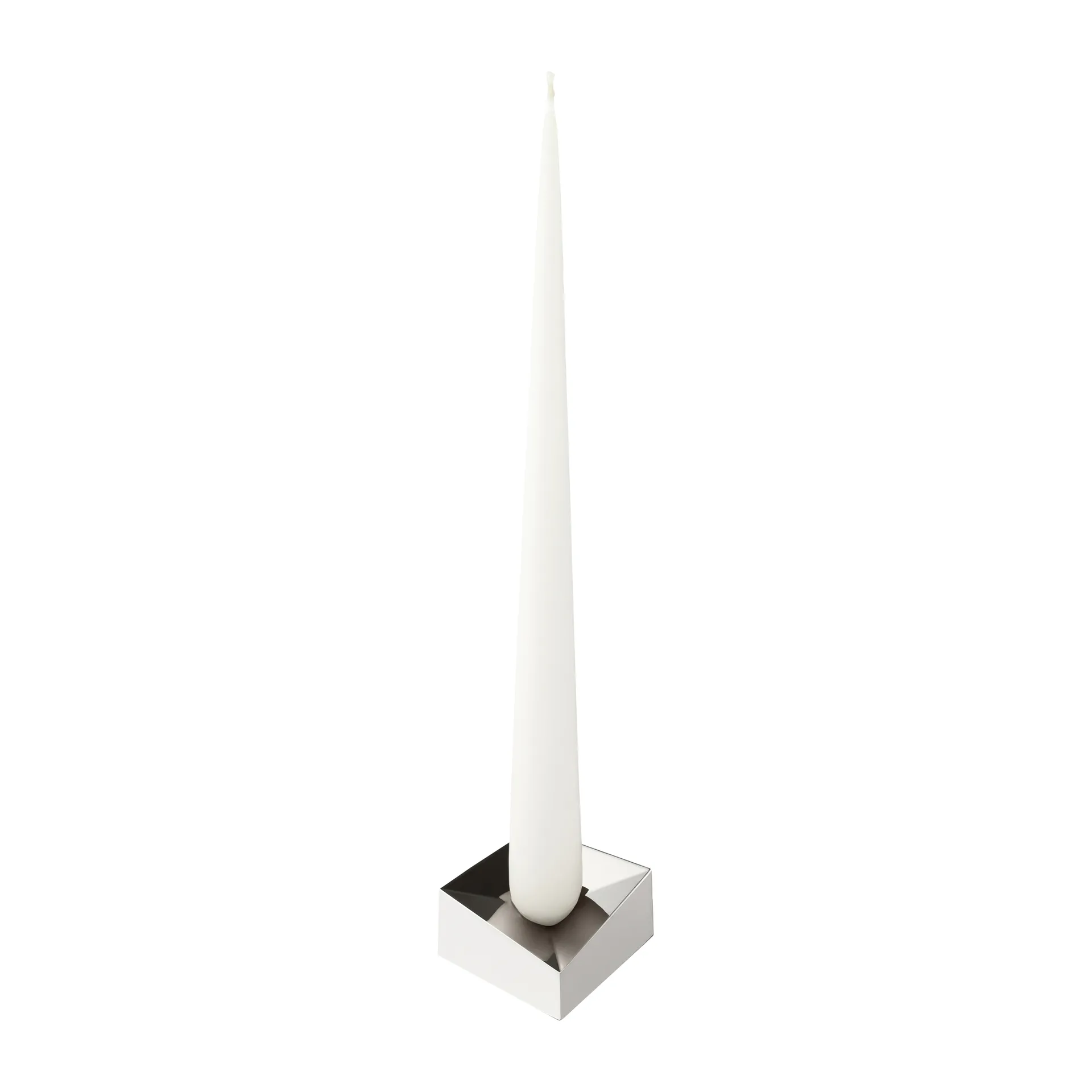 STOFF Nagel reflect Kerzenhalter large 3,2cm, Chrom STOFF Nagel