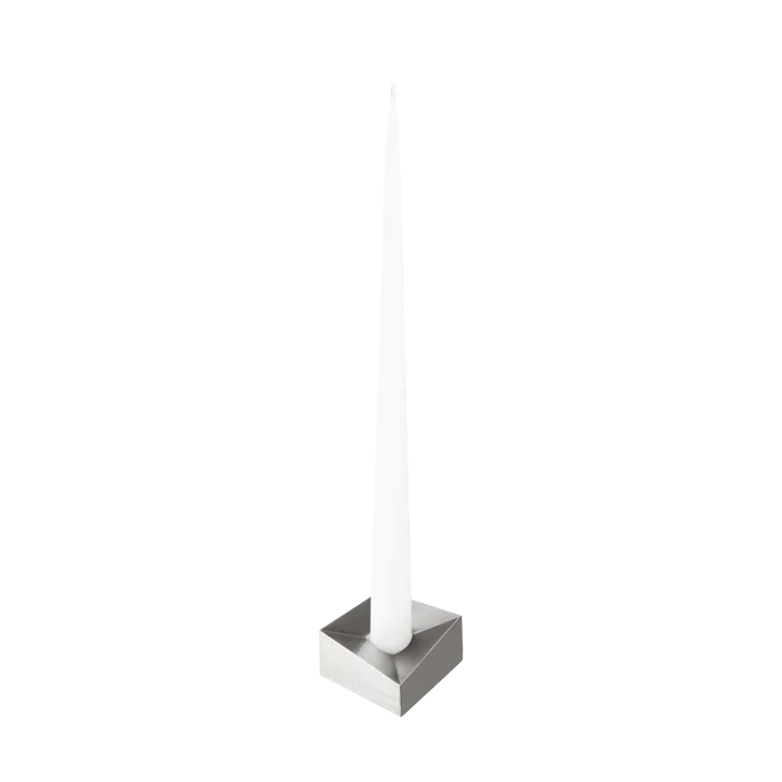 STOFF Nagel reflect Kerzenhalter large 3,2cm - Gebürstetes Chrom - STOFF Nagel