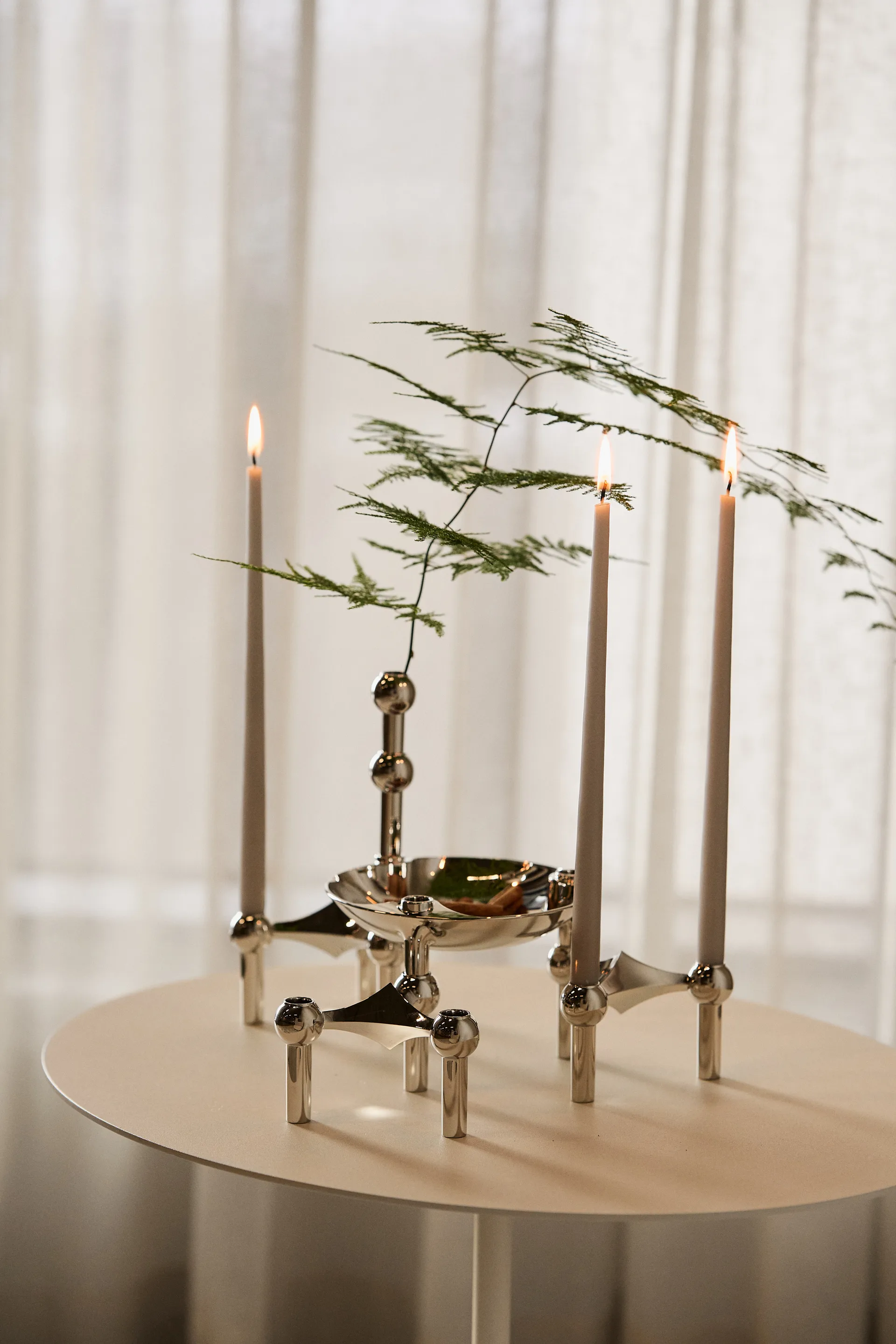 STOFF Nagel Vase, Chrom STOFF Nagel