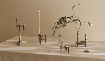 STOFF Nagel Vase - Gebürstetes Chrom - STOFF Nagel