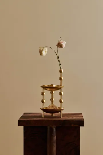 STOFF Nagel Vase - Gebürstetes Messing - STOFF Nagel