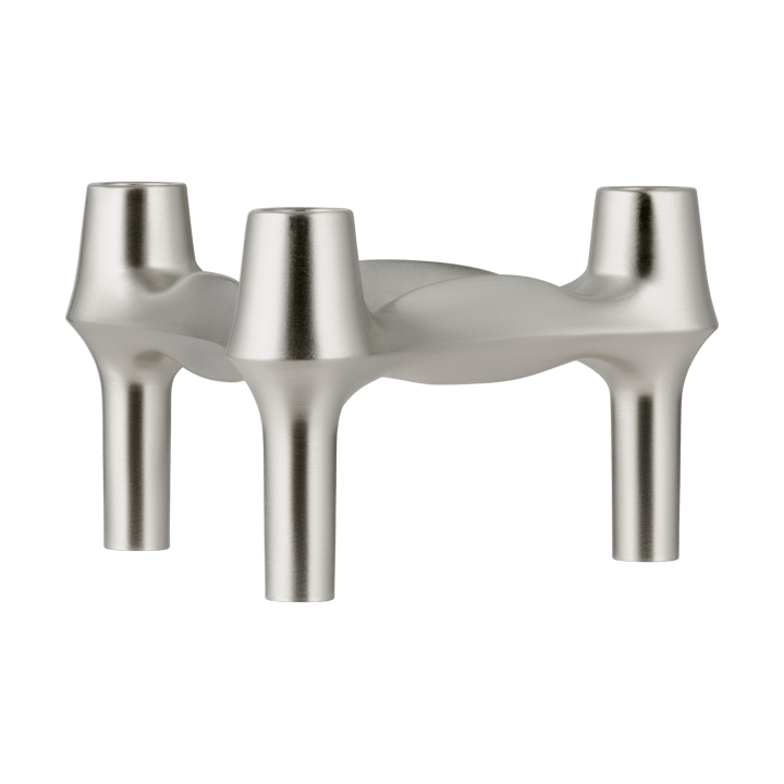 STOFF BMF Kerzenhalter - Gebürstetes Chrom - STOFF