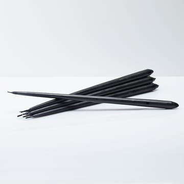 STOFF kegelförmige Kerzen von ester & erik 6er Pack - Black - STOFF