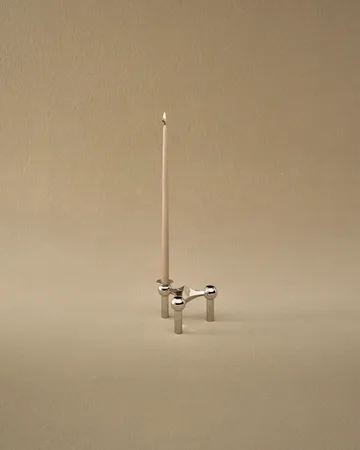 STOFF kegelförmige Kerzen von ester & erik 6er-Pack - Latte - STOFF